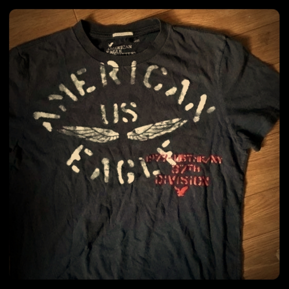 Black American Eagle Shirt